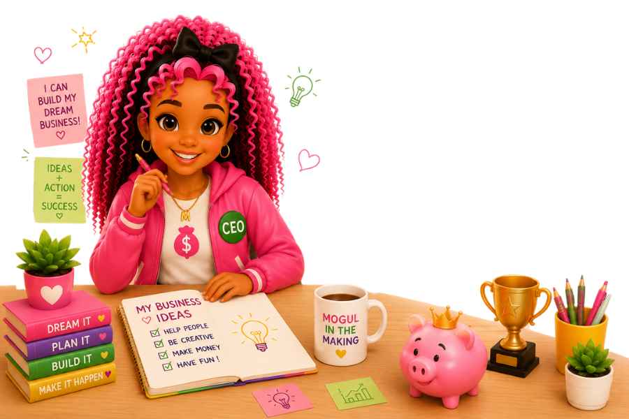 Mulani Moneybags introducing the Mini Mogul Match quiz